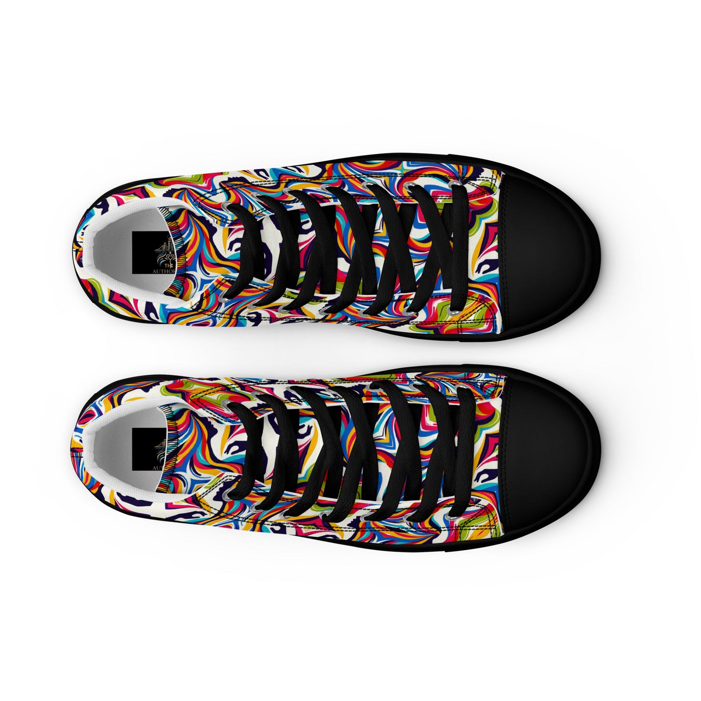 the WOMAN 'Empowerer' Men’s High Top Canvas Sneakers