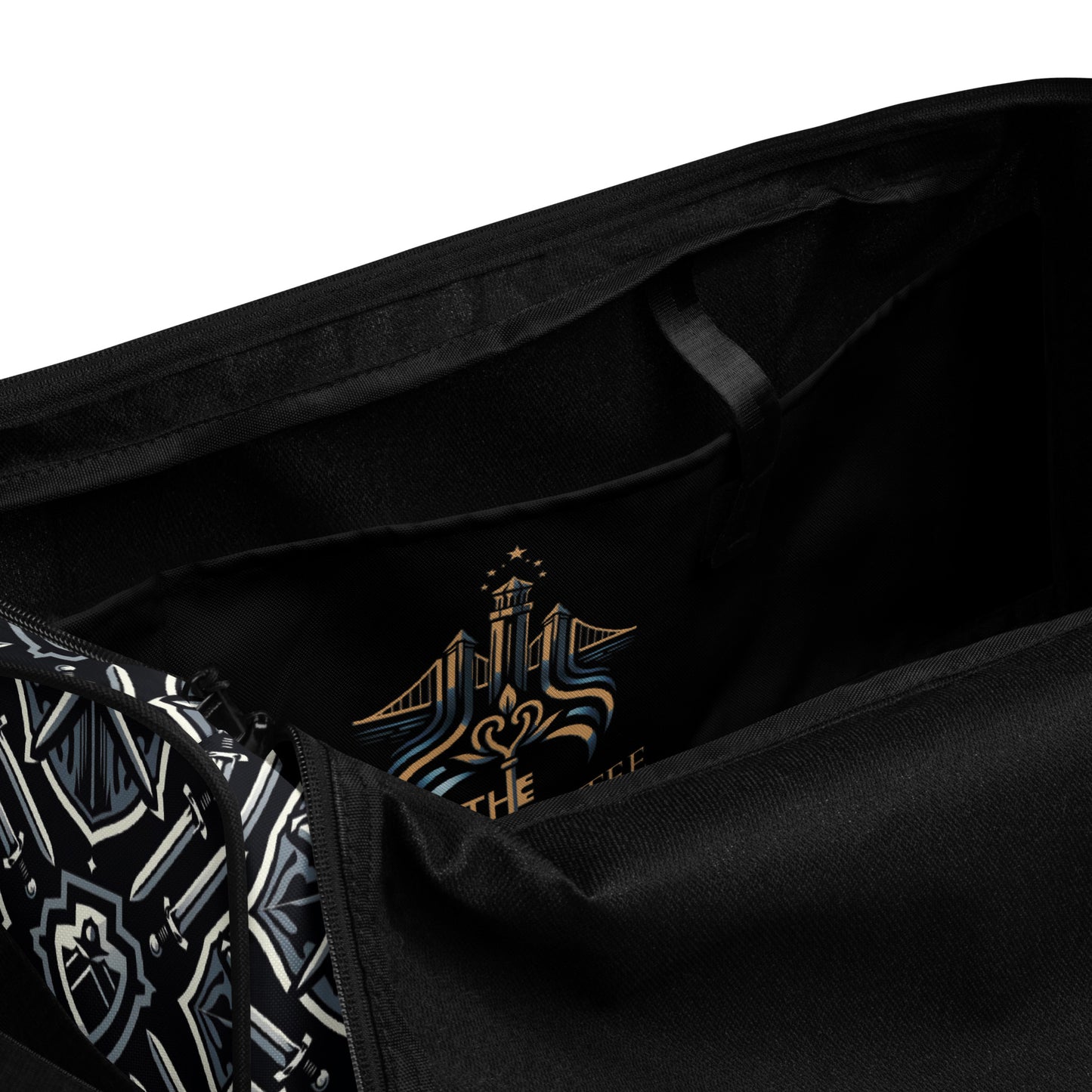 the SWORD & SHIELD 'Defender' Duffle Bag