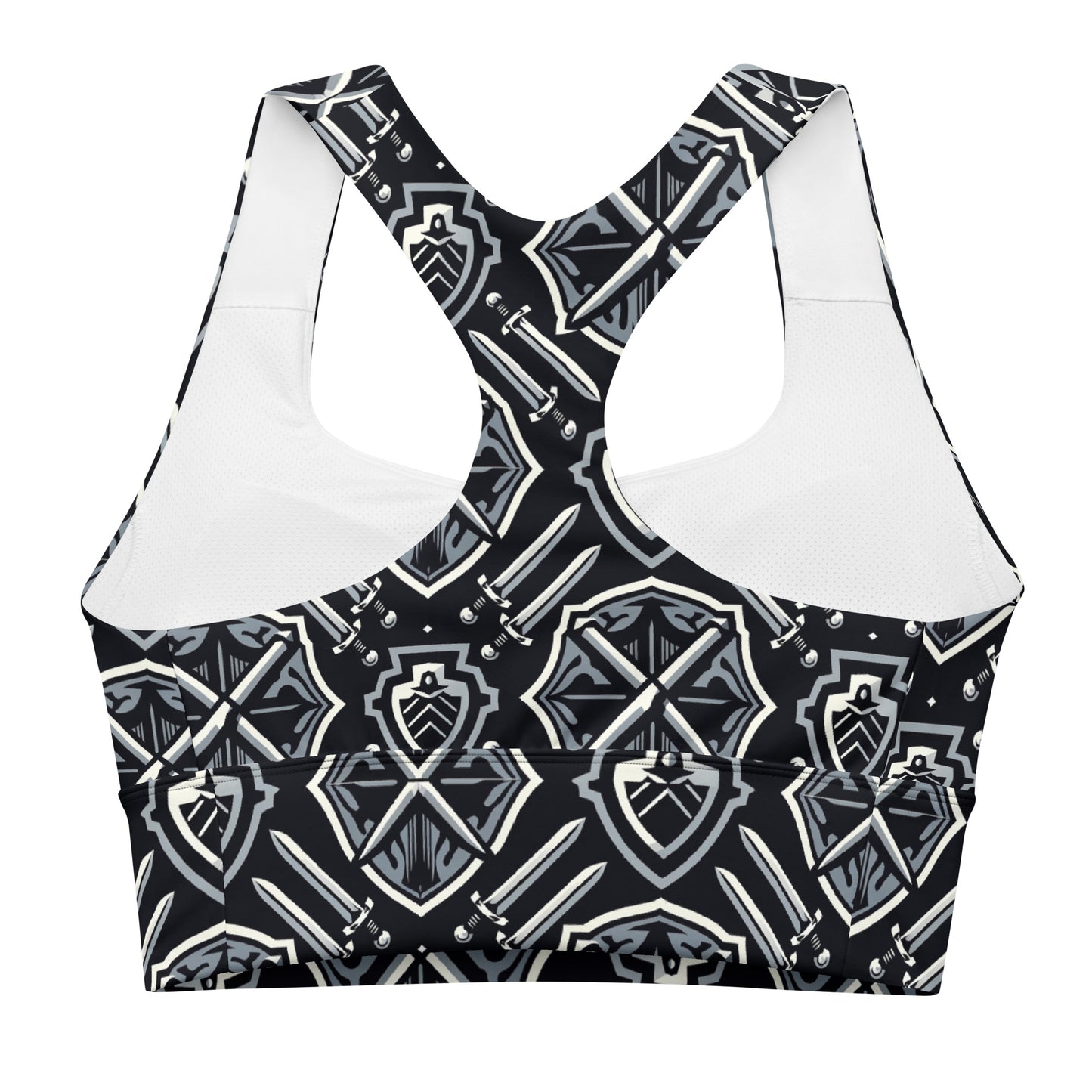 the SWORD & SHIELD 'Defender' Longline Sports Bra