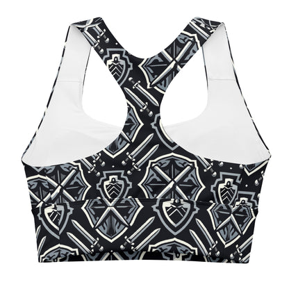 the SWORD & SHIELD 'Defender' Longline Sports Bra
