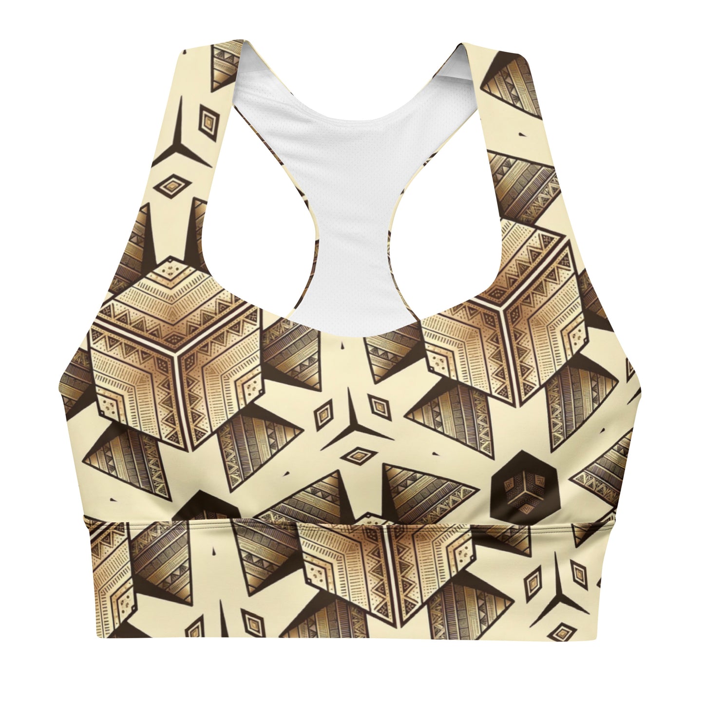 the PYRAMID 'Builder' Longline Sports Bra