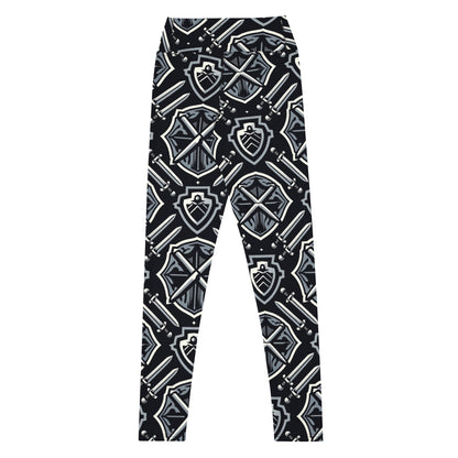 the SWORD & SHIELD 'Defender' Yoga Leggings
