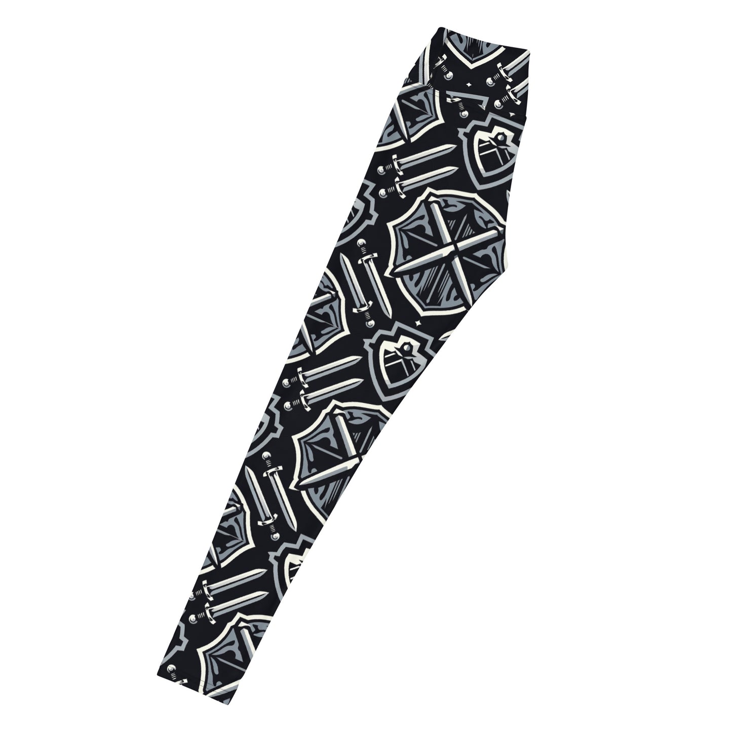 the SWORD & SHIELD 'Defender' Yoga Leggings