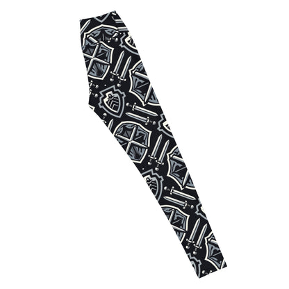 the SWORD & SHIELD 'Defender' Yoga Leggings