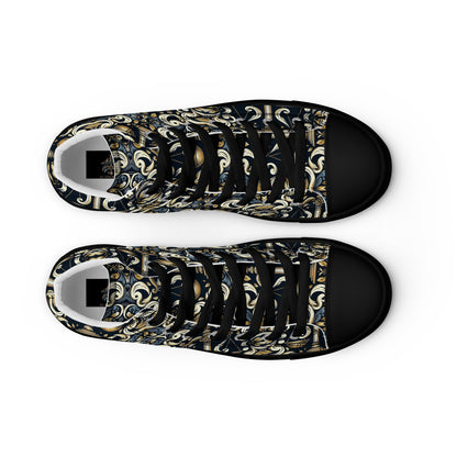 the SCALE 'Balancer' Men’s High Top Canvas Sneakers