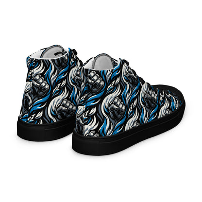 the IRON FIST 'Enforcer' Men’s High Top Canvas Sneakers