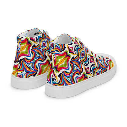 the WOMAN 'Empowerer' Men’s High Top Canvas Sneakers