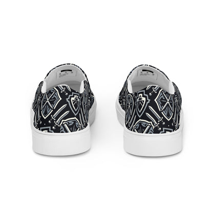 the SWORD & SHIELD 'Defender' Men’s Slip-On Canvas Shoes
