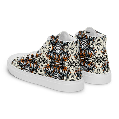 the TIGER 'Prevailer' Women’s High Top Canvas Sneakers