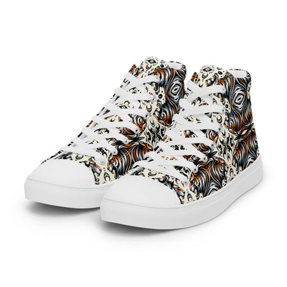 the TIGER 'Prevailer' Women’s High Top Canvas Sneakers